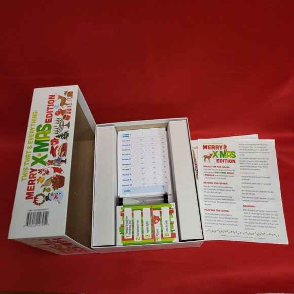 This That and Everything Party Game Merry Christmas Edition - Picture 5 of 11